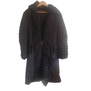 Black Long Wintercoat Size Medium